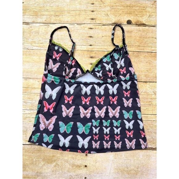OMIGHTY butterfly lace cami top size s y2k - Picture 3 of 4